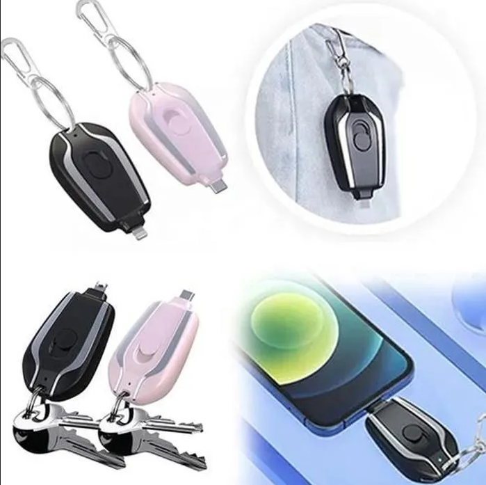 Mini Powerbank porte clé Android / iphone  ultra rapide