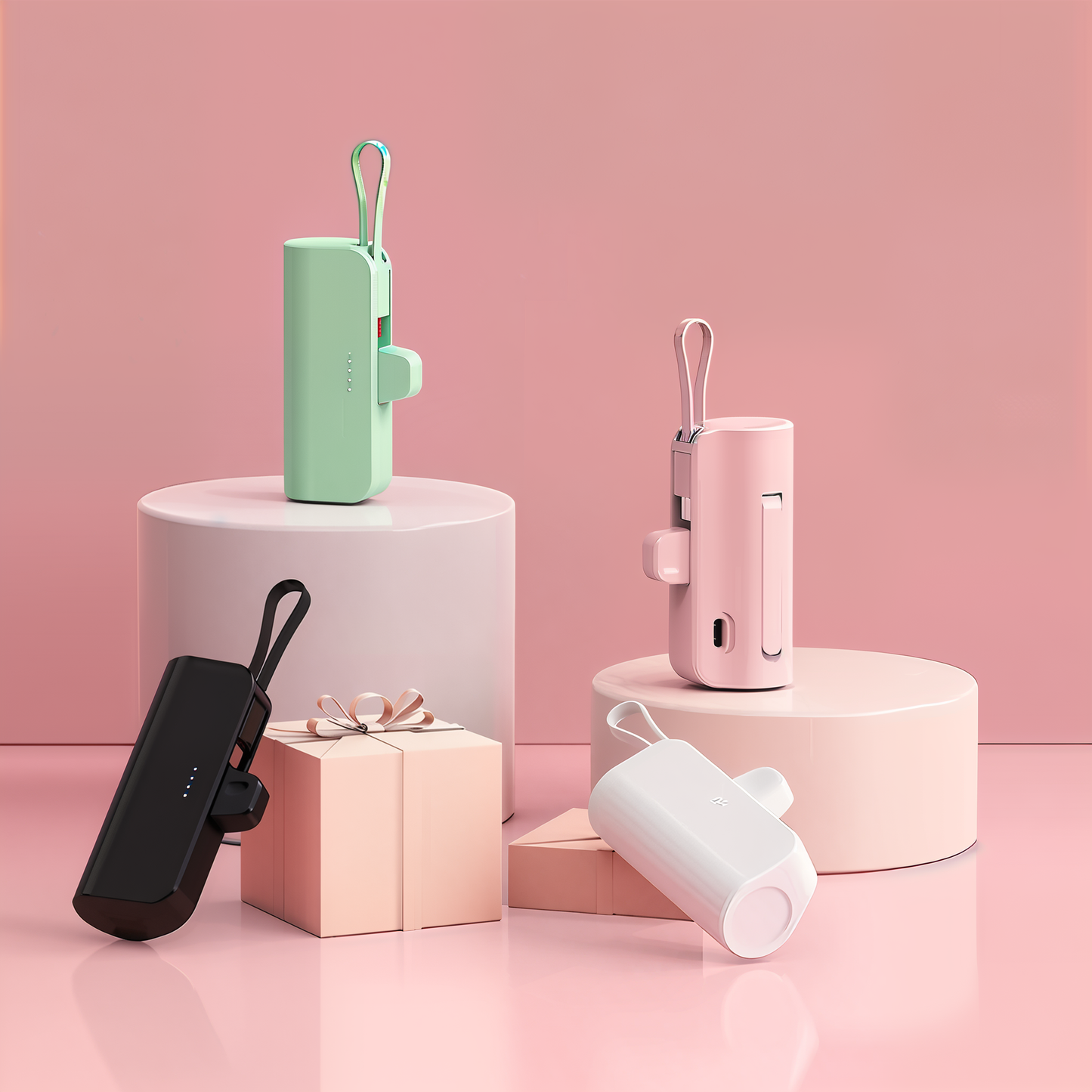 Mini Powerbank 2 en 1 ultra rapide (5000mAh)