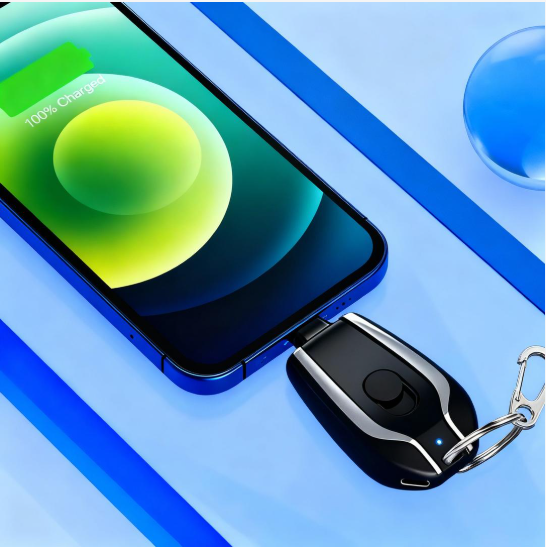 Mini Powerbank porte clé Android / iphone  ultra rapide