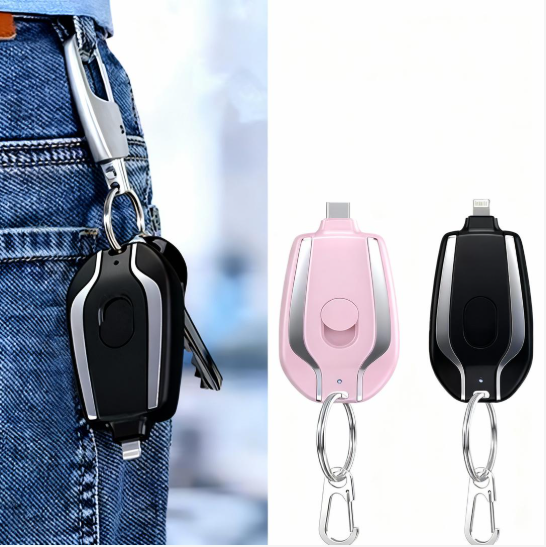 Mini Powerbank porte clé Android / iphone  ultra rapide
